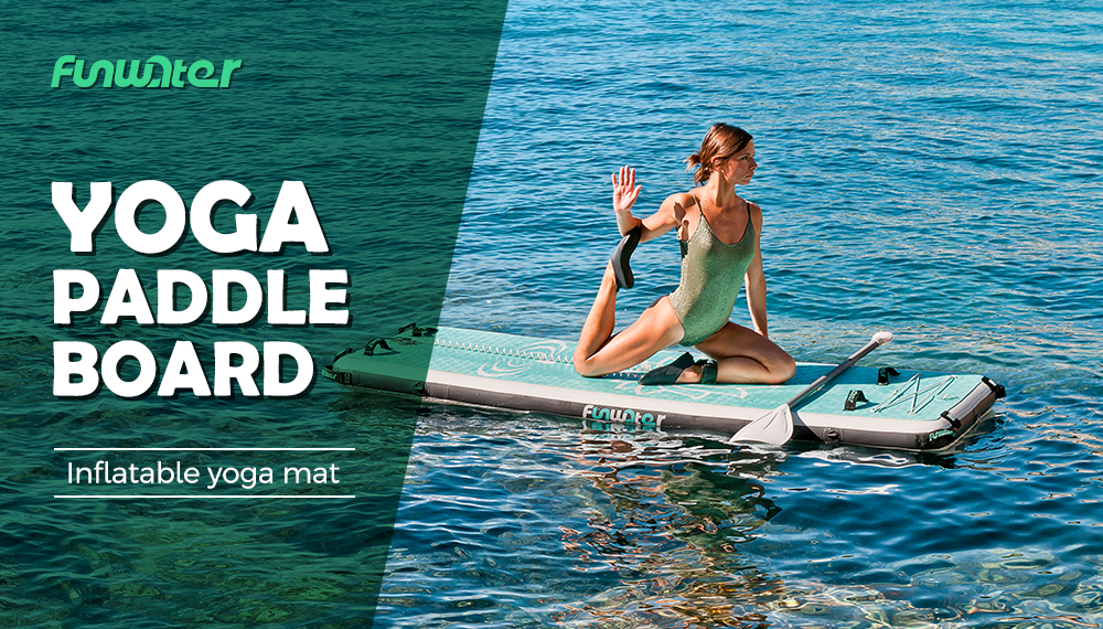 Funwater paddle board for yoga