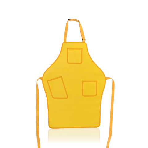 Funwater multipurpose apron for women yellow color
