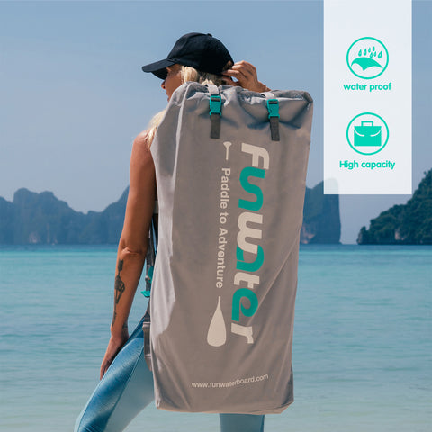 Funwater backpack for SUP is waterproof and high capacity