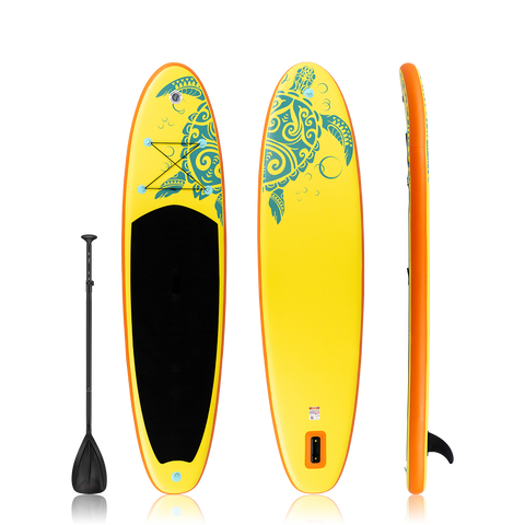 Feath-r-lite best inflatable stand up paddle board HORIZON 11' yellow color