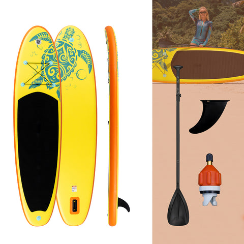 Feath-r-lite best inflatable paddle board with necessary accessories, removable fin, paddle and etc.