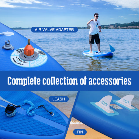 FEATH-R-LITE MANTA RAY inflatable SUP includes paddle, leash, removable fin and etc.