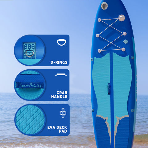 FEATH-R-LITE MANTA RAY paddle board has grab handle for you to carry