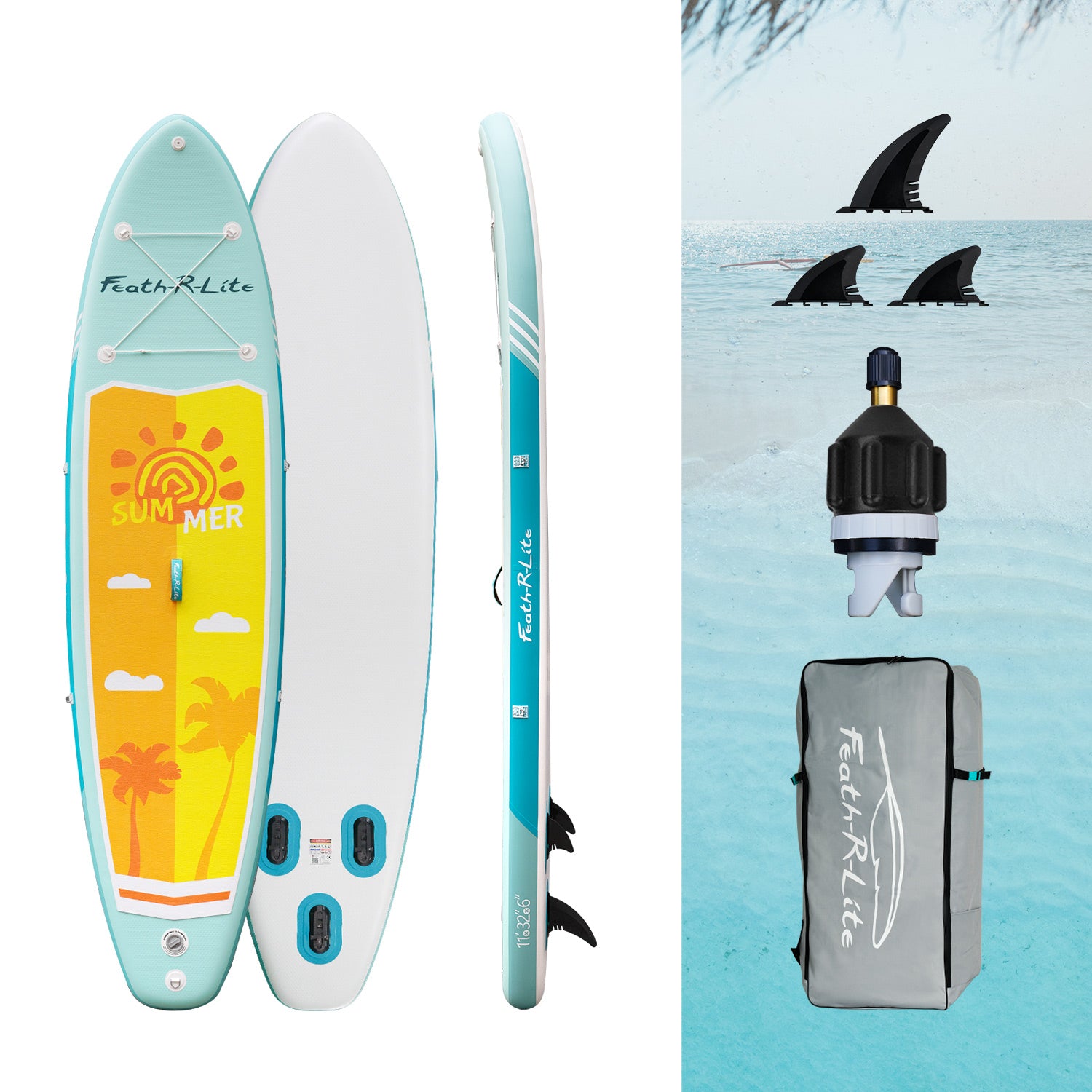 FEATH-R-LITE SUMMER 11' SUP for sale and accessories