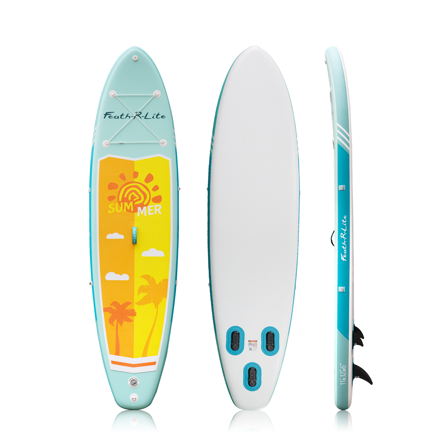 FEATH-R-LITE SUMMER 11' inflatable stand up paddle board