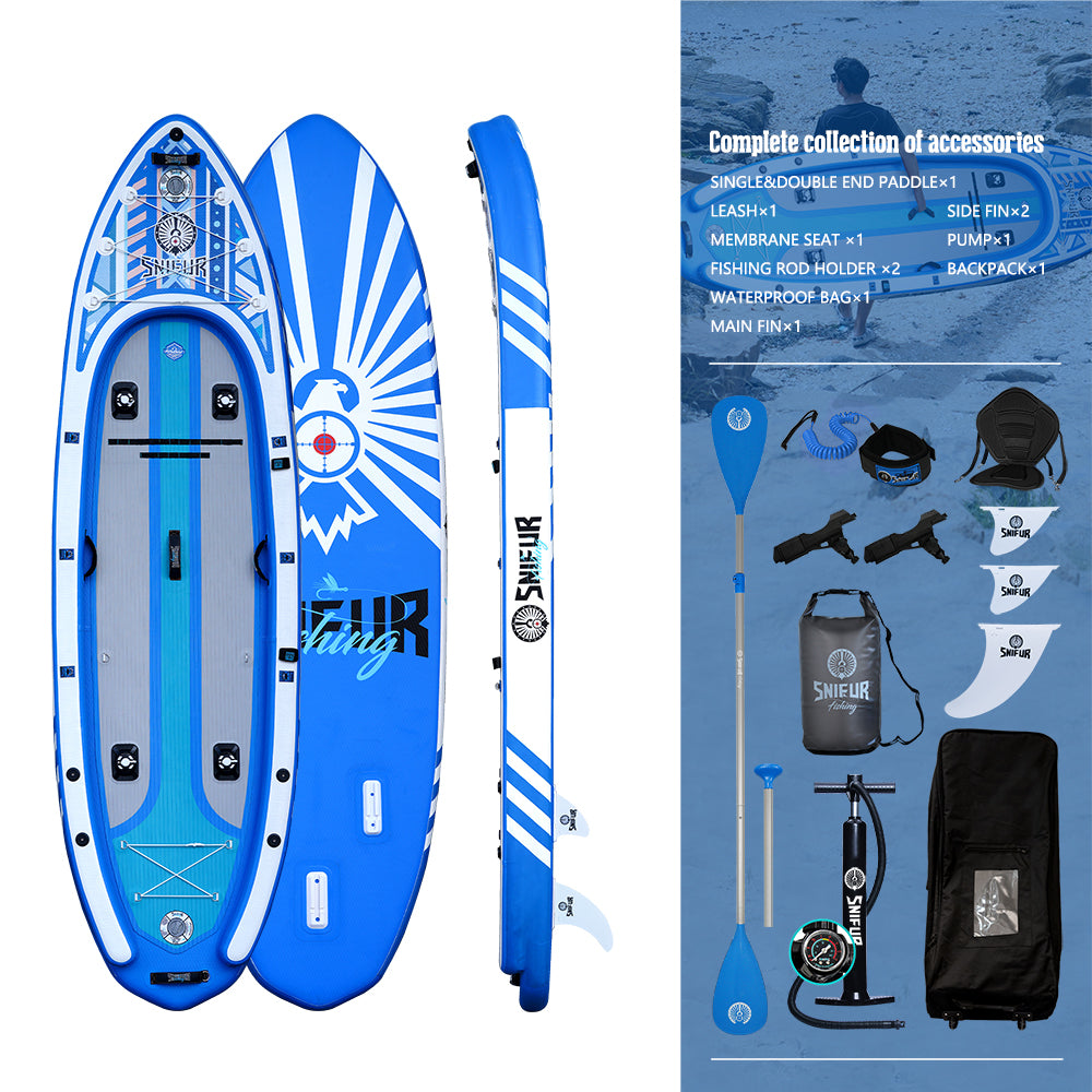 FunWater Inflatable Fishing Kayak 11'X41 Portable Fabric Cover Protection  Complete Accessories with Two High Back Inflatable Seats Suitable for  Families Friends Couples Drifting Fishing Touring - Yahoo Shopping