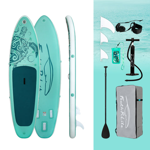 Feath-r-lite inflatable paddle board and accessories