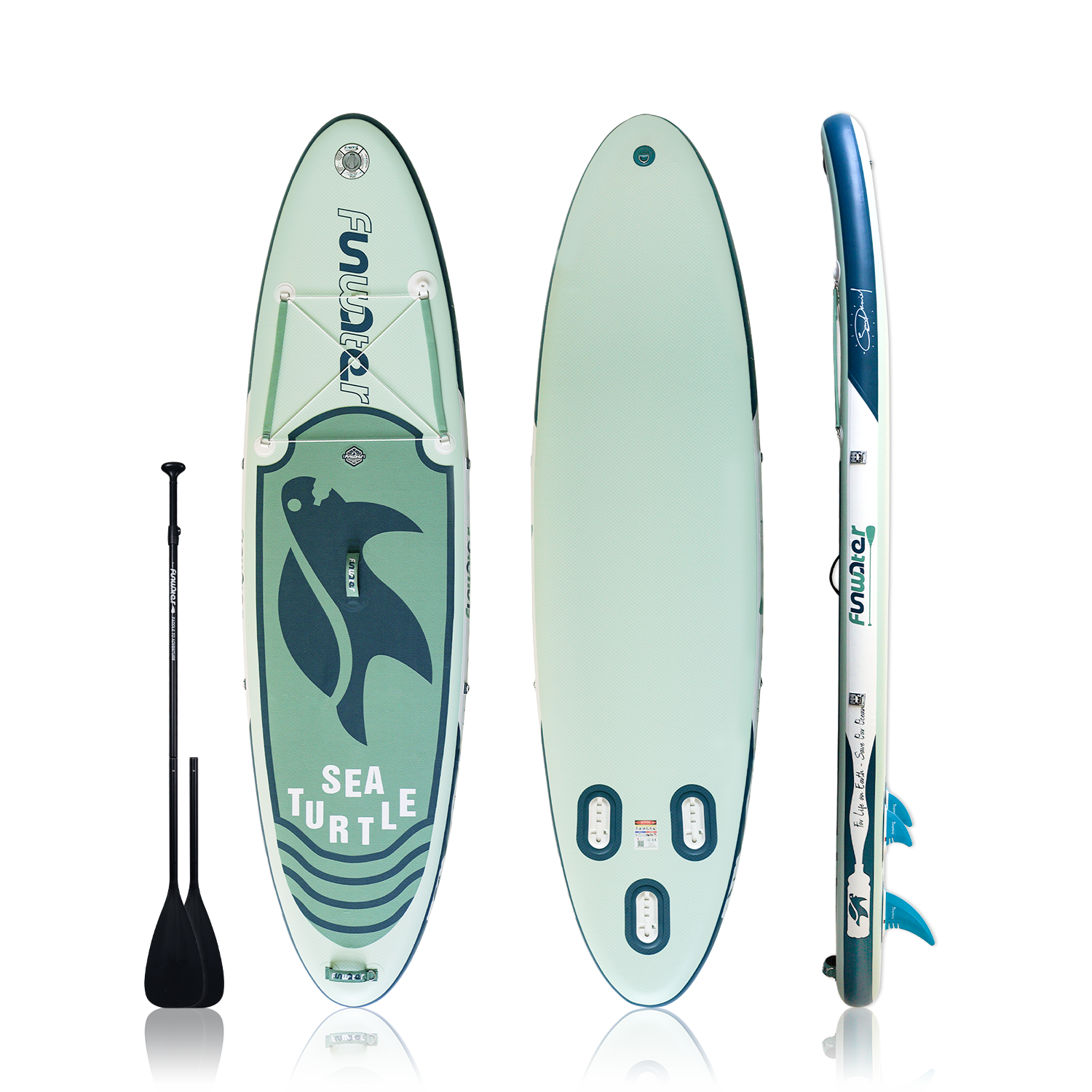 FUNWATER sea turtles 10'6" paddle board