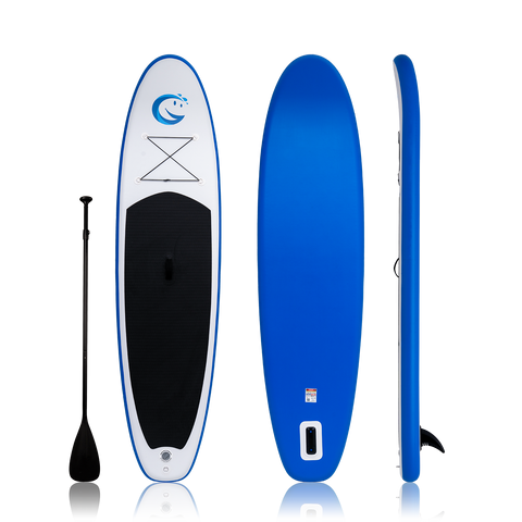 FUNWATER smiling face paddle board and a single paddle