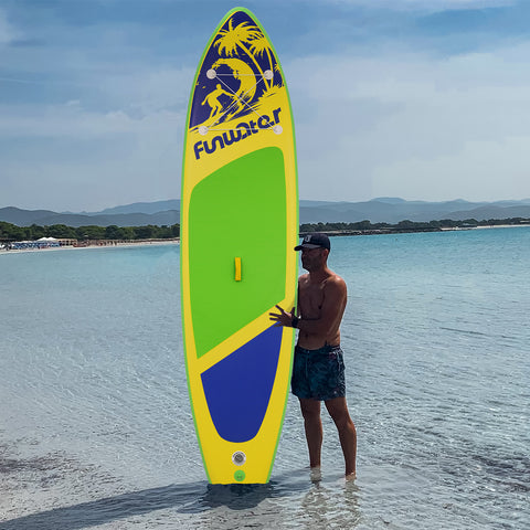 The man is holding Funwater Breeze 11'6