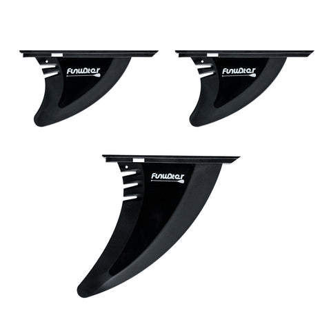 1 Main Fin and 2 Side Fin Set for Flat Base
