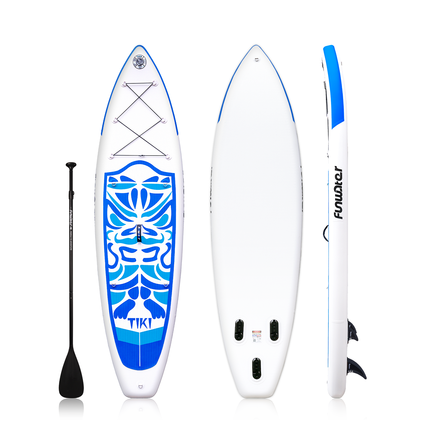 Funwater Tiki 10.6ft inflatable stand up all-around paddle board