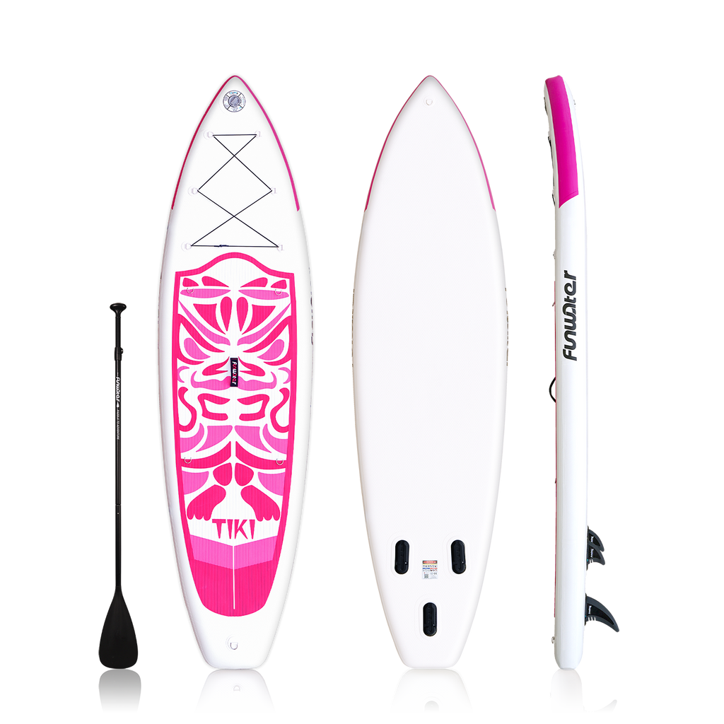 Funwater inflatable paddle board in pink color