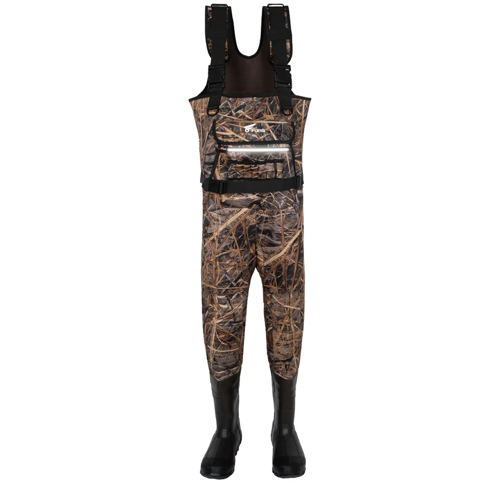 Hunting Waders, Neoprene Chest Wader, Waterproof Bootfoot Fishing Waders for Men & Women with Boots