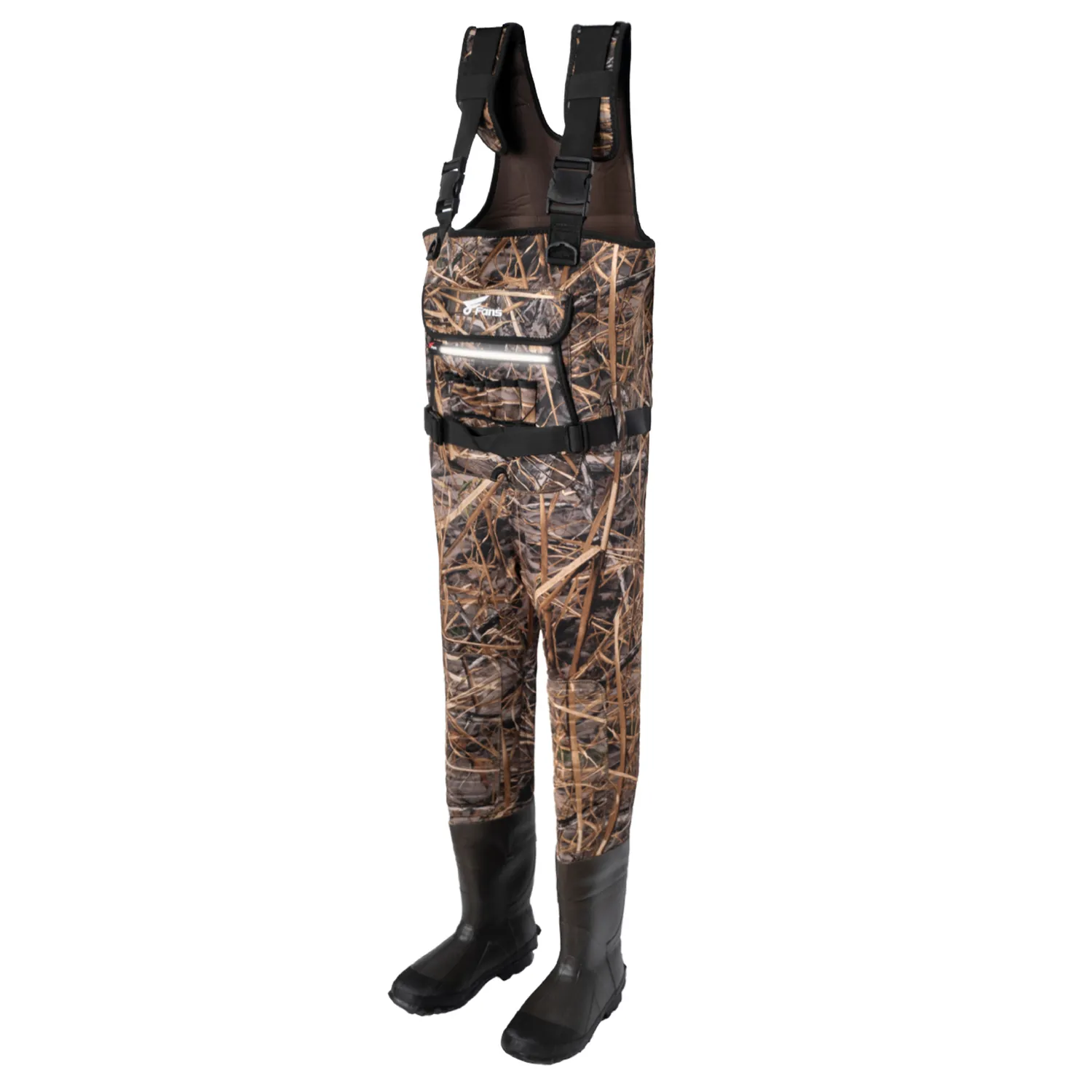  Lightweight Hunting Waders,Waterproof Bootfoot Fishing Waders for Men & Women with Boots