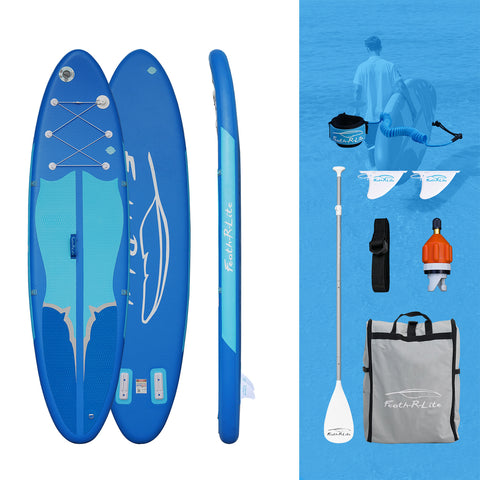 FEATH-R-LITE MANTA RAY 10' blow up paddle board and accessories