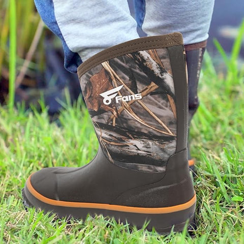 hunting and fishing Waterproof Neoprene boot for kids