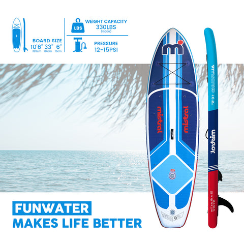 Mariner best inflatable paddle board for sale is 10'6