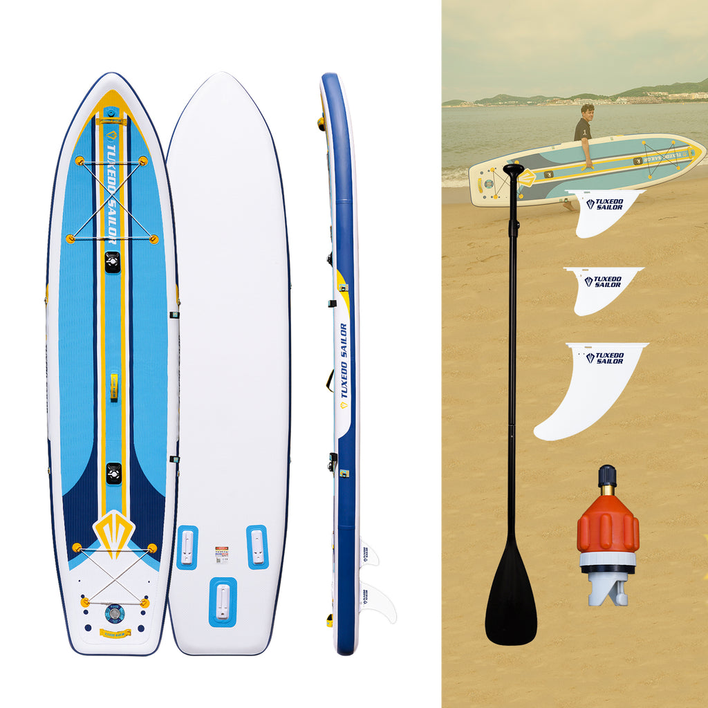 TUXEDO SAILOR EPIC 12' fishing paddle board and accessories