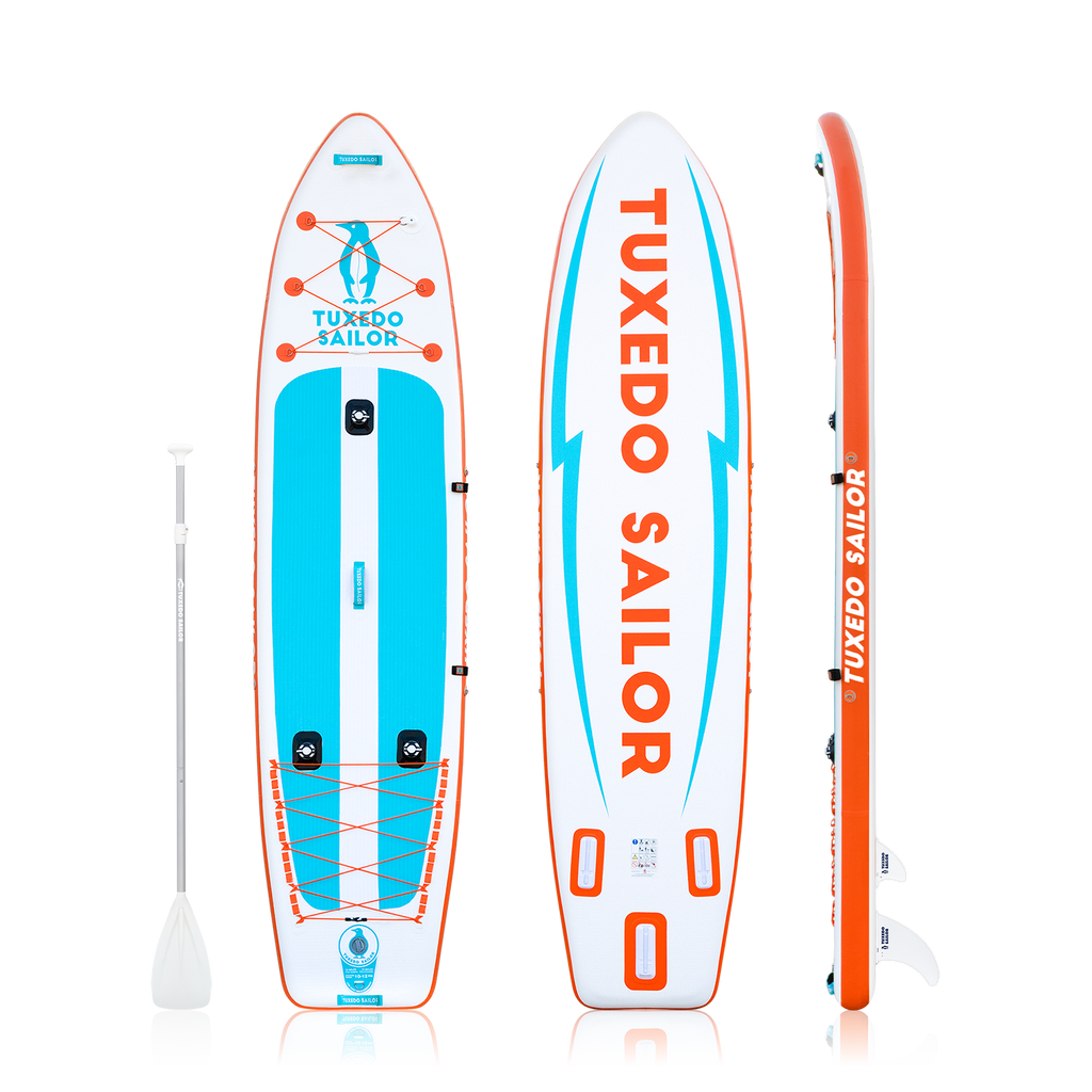 Tuxedo Sailor fishing paddle board Cetus 12'