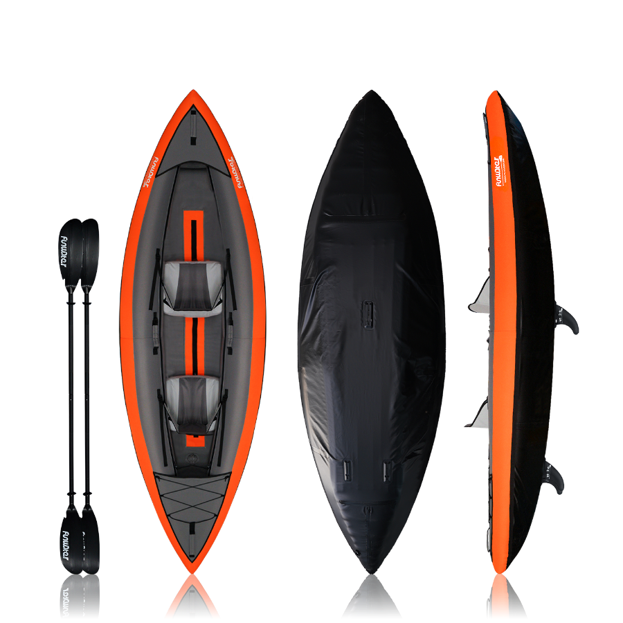 Funwater ROAMER 11' INFLATABLE KAYAK for 2 person