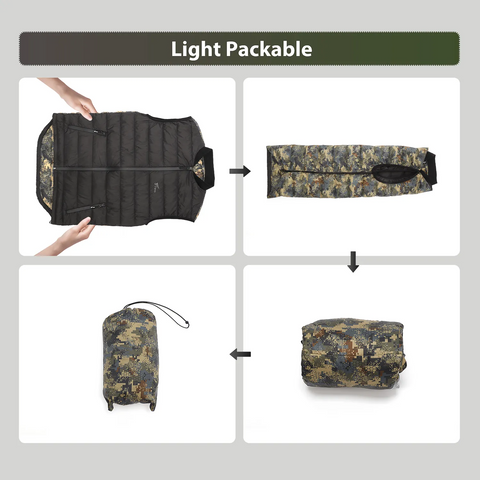 warm hunting jacket light packable